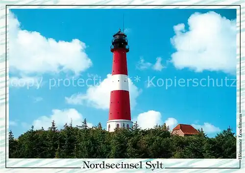 AK / Ansichtskarte Insel_Sylt Leuchtturm Hoernum Insel_Sylt