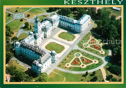 AK / Ansichtskarte Keszthely Schloss Fliegeraufnahme Keszthely