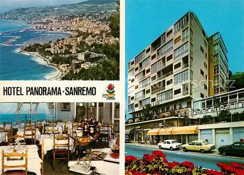 AK / Ansichtskarte Sanremo Hotel Panorama Restaurant Kuestenpanorama Sanremo