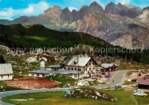 AK / Ansichtskarte Passo_di_Sella Veduta sul Gruppo delle Odle Sellajoch Blick auf Geislergruppe Dolomiten Passo_di_Sella