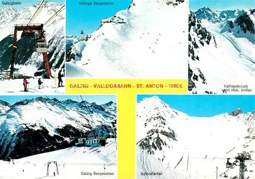 AK / Ansichtskarte Galzig Vallugabahn Wintersportplatz Alpen Galzig