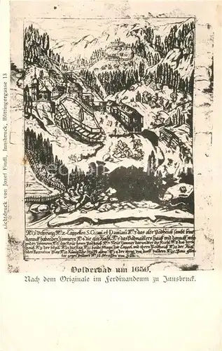 AK / Ansichtskarte Innsbruck Volderbad um 1650 Innsbruck
