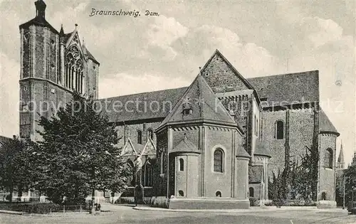 AK / Ansichtskarte Braunschweig Dom Braunschweig