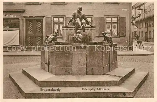 AK / Ansichtskarte Braunschweig Eulenspiegel Brunnen Braunschweig