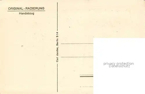 AK / Ansichtskarte Trier Hauptmarkt Radierung Trier