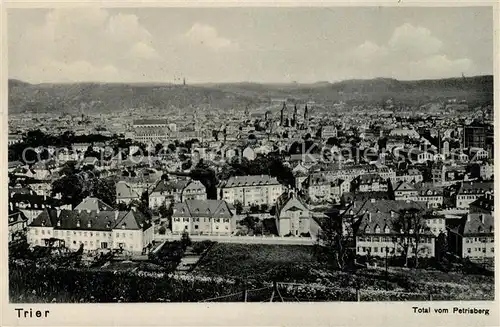 AK / Ansichtskarte Trier Total vom Petrisberg Trier