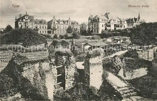 AK / Ansichtskarte Trier Roemische Baeder Trier