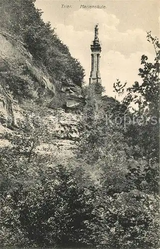 AK / Ansichtskarte Trier Mariensaeule Trier
