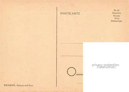 AK / Ansichtskarte Bremen Rathaus und Dom Bremen