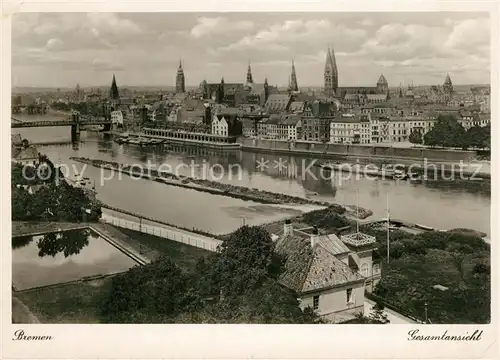 AK / Ansichtskarte Bremen Panorama Bremen