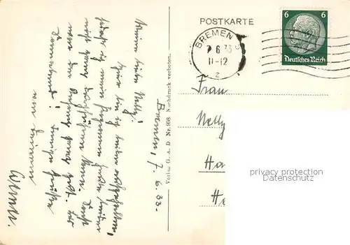 AK / Ansichtskarte Bremen Ritter am Ostportal des Rathauses Bremen