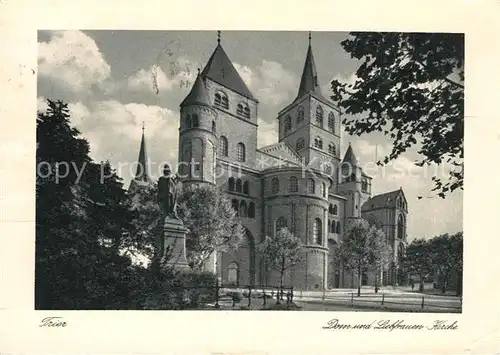 AK / Ansichtskarte Trier Dom und Liebfrauenkirche Trier