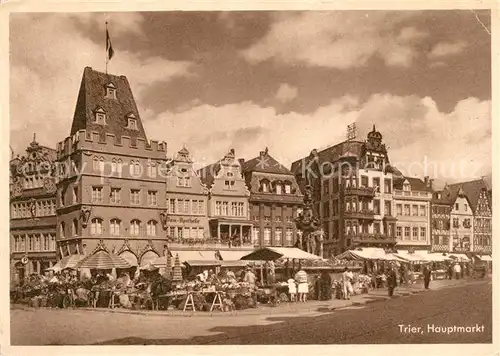 AK / Ansichtskarte Trier Hauptmarkt Trier