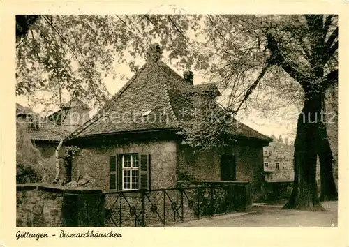 AK / Ansichtskarte Goettingen_Niedersachsen Bismarckhaeuschen Goettingen Niedersachsen
