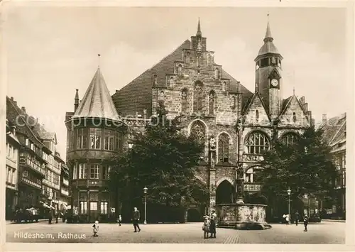 AK / Ansichtskarte Hildesheim Rathaus  Hildesheim