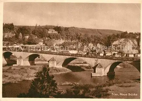 AK / Ansichtskarte Trier Neue Bruecke Trier
