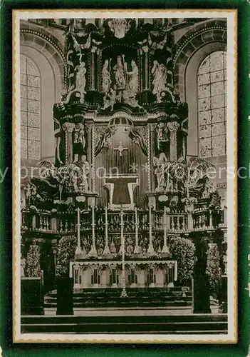 AK / Ansichtskarte Trier Wallfahrtskirche mit hl Rock Trier