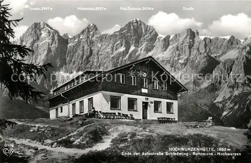 AK / Ansichtskarte Rohrmoos_Schladming Hochwurzenhuette  Rohrmoos_Schladming