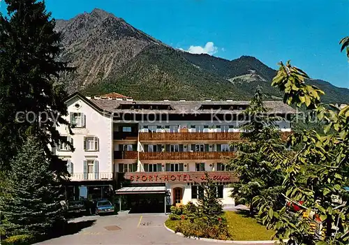 AK / Ansichtskarte Algund_Merano Kur  und Sporthotel des Alpes Algund Merano