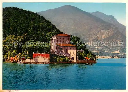 AK / Ansichtskarte Lago_di_Como Villa am See Lago_di_Como