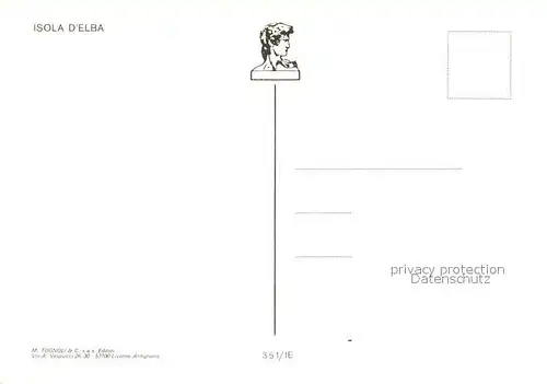 AK / Ansichtskarte Isola_d_Elba Lageplan Isola_d_Elba