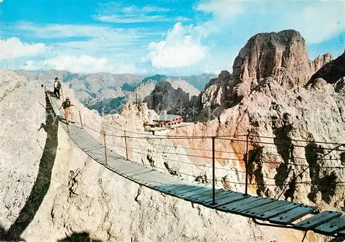 AK / Ansichtskarte Cortina_d_Ampezzo Ponte Cristallo Piz Popena Cortina_d_Ampezzo