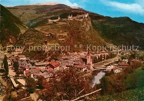 AK / Ansichtskarte Klausen_Suedtirol Fliegeraufnahme Hotel Post  Klausen_Suedtirol