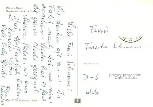 AK / Ansichtskarte Asti Piazza Roma  Asti