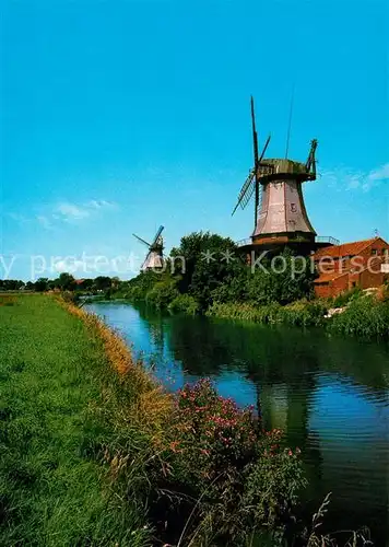 AK / Ansichtskarte Greetsiel Windmuehlen Greetsiel