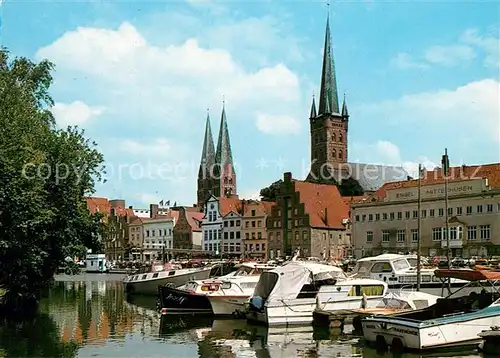 AK / Ansichtskarte Luebeck Sankt Petri Sankt Marien Luebeck