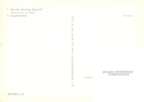 AK / Ansichtskarte Leipzig 800 Jahre Messestadt alte Dresdner Bahnhof Hauptbahnhof Leipzig