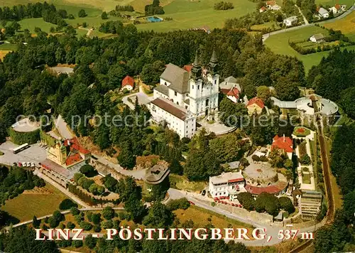 AK / Ansichtskarte Poestlingberg Wallfahrtsort Wallfahrtskirche Fliegeraufnahme Poestlingberg