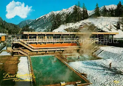 AK / Ansichtskarte Badgastein Warmfreibad Felsenthermalbad Badgastein