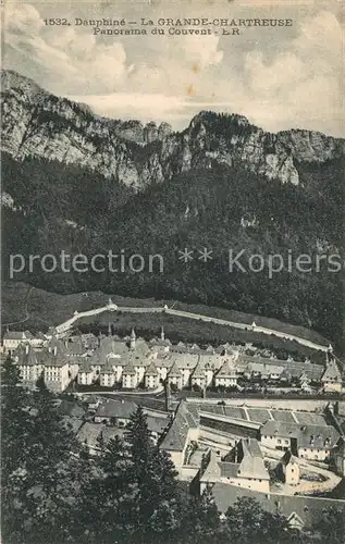 AK / Ansichtskarte Dauphine La Grande Chartreuse Panorama du Couvent Dauphine