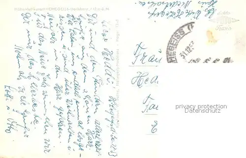 AK / Ansichtskarte Hohegeiss_Harz Panorama Hohegeiss Harz