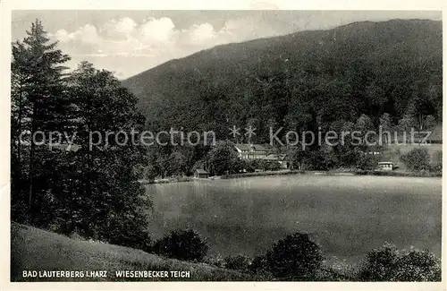 AK / Ansichtskarte Bad_Lauterberg Wiesenbecker Teich Bad_Lauterberg