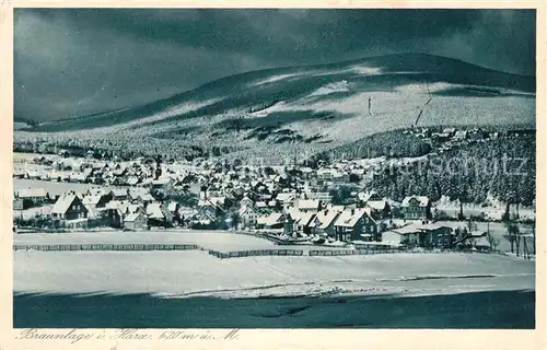 AK / Ansichtskarte Braunlage Panorama Braunlage