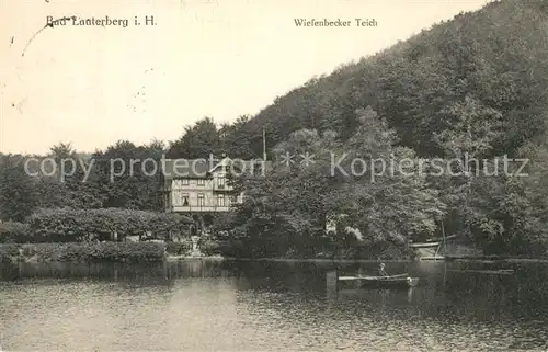 AK / Ansichtskarte Bad_Lauterberg Wiesenbecker Teich Bad_Lauterberg