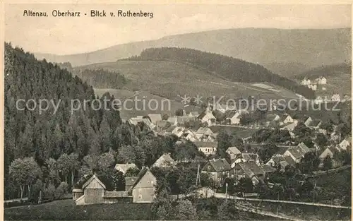 AK / Ansichtskarte Altenau_Harz Blick vom Rothenberg Altenau Harz