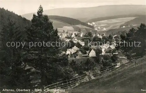 AK / Ansichtskarte Altenau_Harz Blick vom Rothenberg Altenau Harz