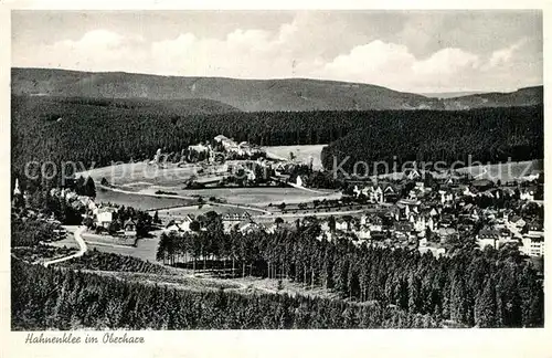 AK / Ansichtskarte Hahnenklee Bockswiese_Harz Panorama Hahnenklee Bockswiese