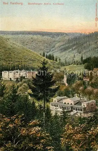 AK / Ansichtskarte Bad_Harzburg Harzburger Hof und Kurhaus Bad_Harzburg