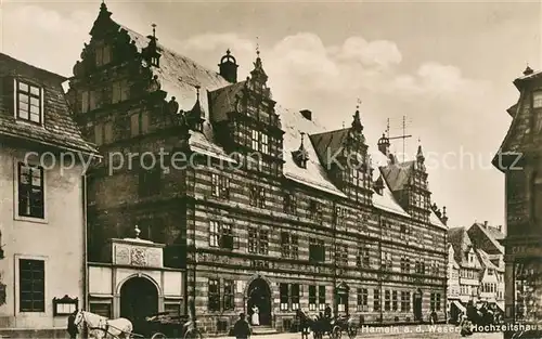 AK / Ansichtskarte Hameln_Weser Hochzeitshaus Hameln Weser