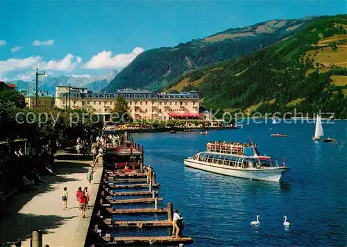 AK / Ansichtskarte Zell_See Seepromenade Grandhotel Steinernes Meer Zell_See