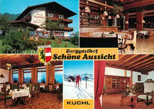 AK / Ansichtskarte Kuchl Berggasthof Schoene Aussicht Kuchl
