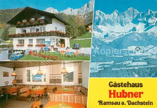 AK / Ansichtskarte Ramsau_Dachstein_Steiermark Gaestehaus Hubner Ramsau_Dachstein