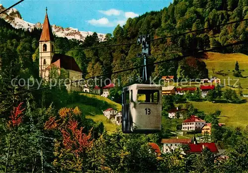 AK / Ansichtskarte Duerrnberg_Hallein Salzbergbahn Salzbergwerk Kirche Duerrnberg_Hallein