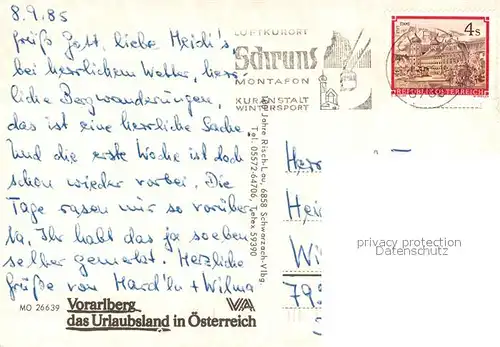 AK / Ansichtskarte Lindauerhuette Golm 3 Tuerme Golmerbahn Enzian Lindauerhuette