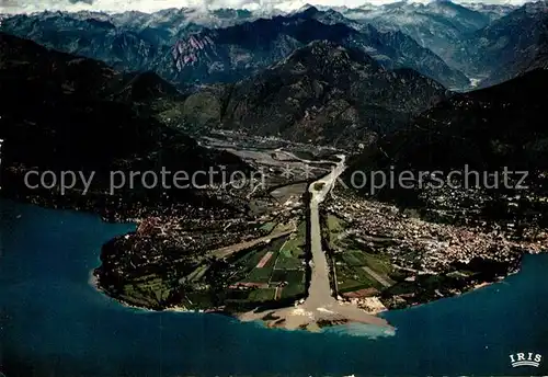 AK / Ansichtskarte Ascona_Lago_Maggiore Fliegeraufnahme Monte Bre  Ascona_Lago_Maggiore