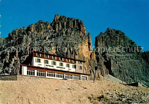 AK / Ansichtskarte Drei_Zinnen Auronzohuette Tre Cime di Lavaredo Rifugio Auronzo Dolomiti Drei Zinnen